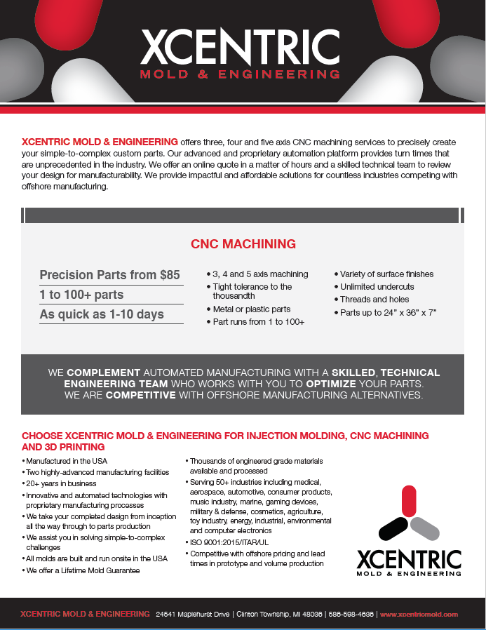 Downloads | Xcentric Mold & Engineering