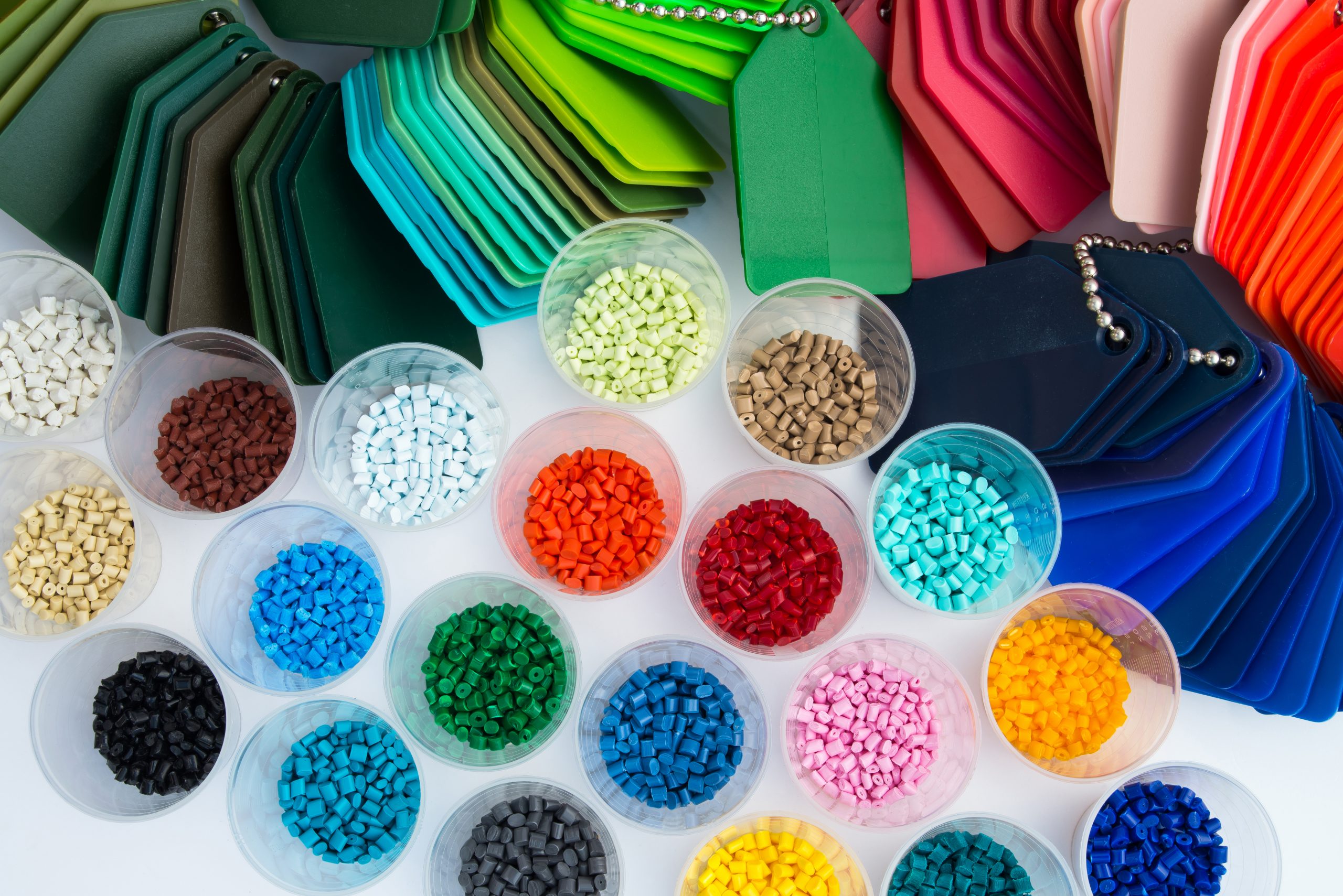 plastic material selection colors